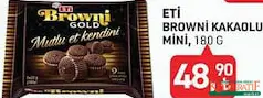 ETİ BROWNİ KAKAOLU MİNİ KEK 160 G ETİ BROWNİ KAKAOLU MİNİ KEK 160 G